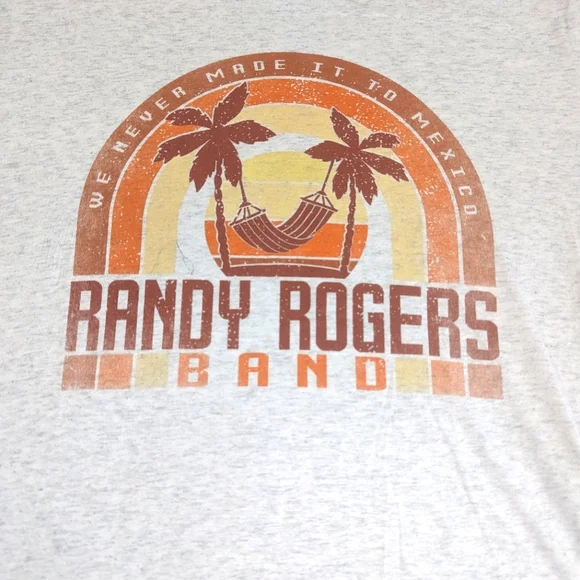 Vintage Concert Tops Randy Rogers Bandamericancountry Music
